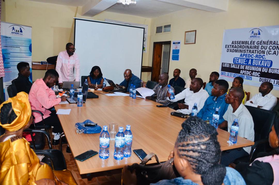 ASSEMBLEE GENERALE EXTRAORDINAIRE DU CONSEIL D'ADMINISTRATION DE APEDC-RDC 